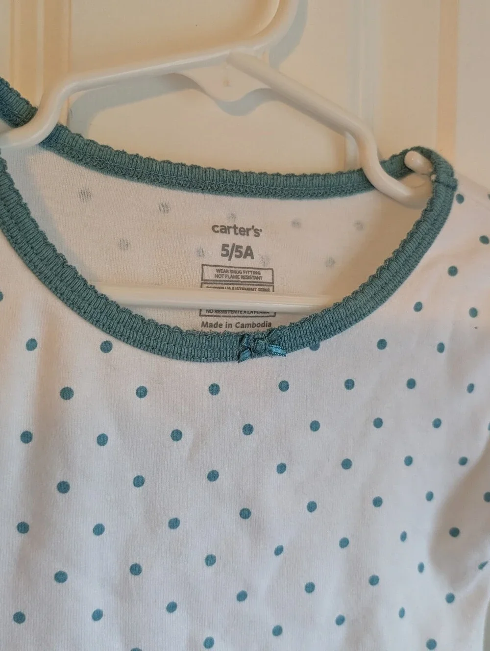 Carter's 3 Piece Pajamas Set Size 5 / 5A Sheep Theme